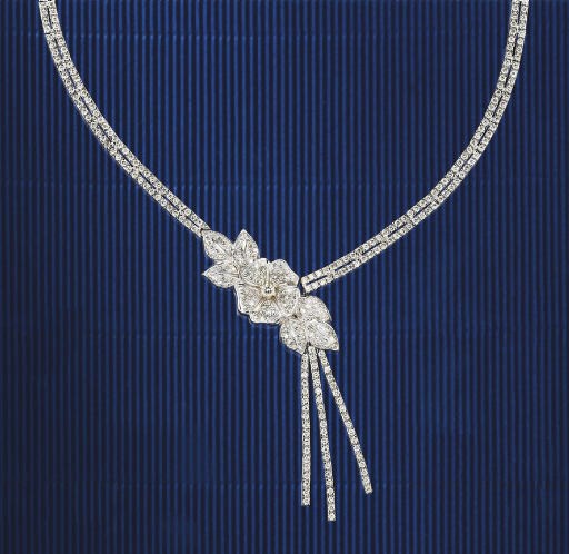 A diamond necklace