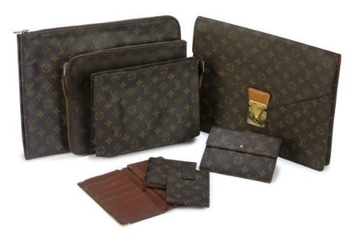 LOUIS VUITTON, A COLLECTION OF POUCHES AND WALLETS