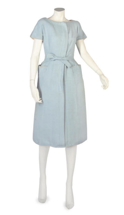CHRISTIAN DIOR, A KNITTED COAT, 1950S