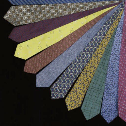 HERMÈS, A GROUP OF NECKTIES