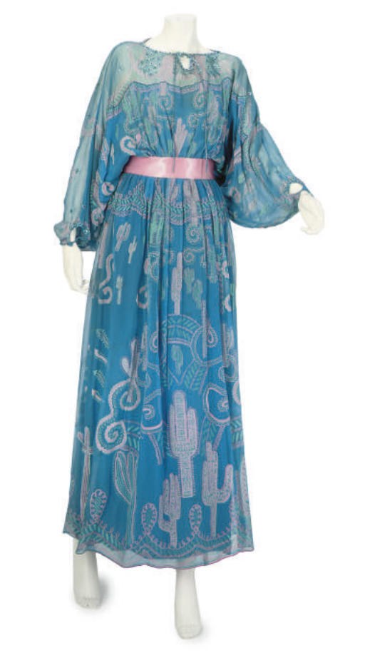 ZANDRA RHODES, A 'CACTUS EVERYWHERE' ENSEMBLE