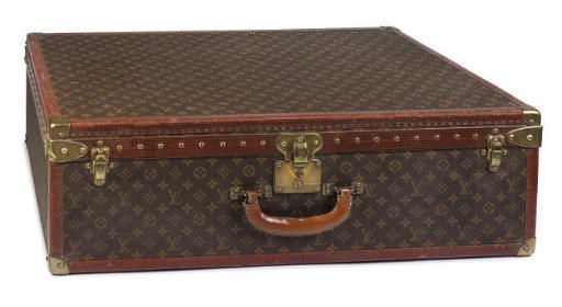 LOUIS VUITTON, A LARGE HARD-SIDE SUITCASE