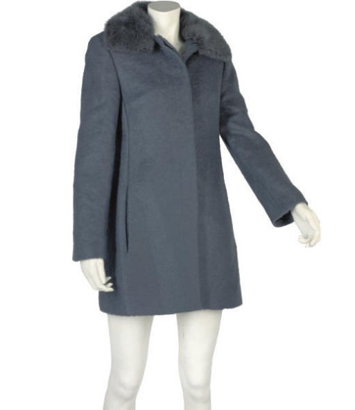 GIANNI VERSACE, A SMOKE-BLUE COAT