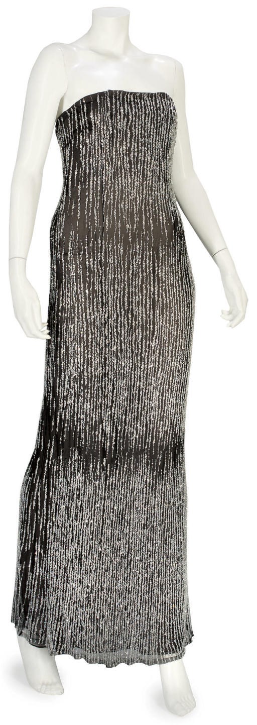 VERA WANG, A BEADED EVENING GOWN, 1990S