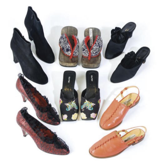 A COLLECTION OF SHOES