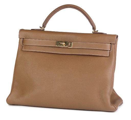 HERMÈS, A CARAMEL TOGO LEATHER KELLY BAG