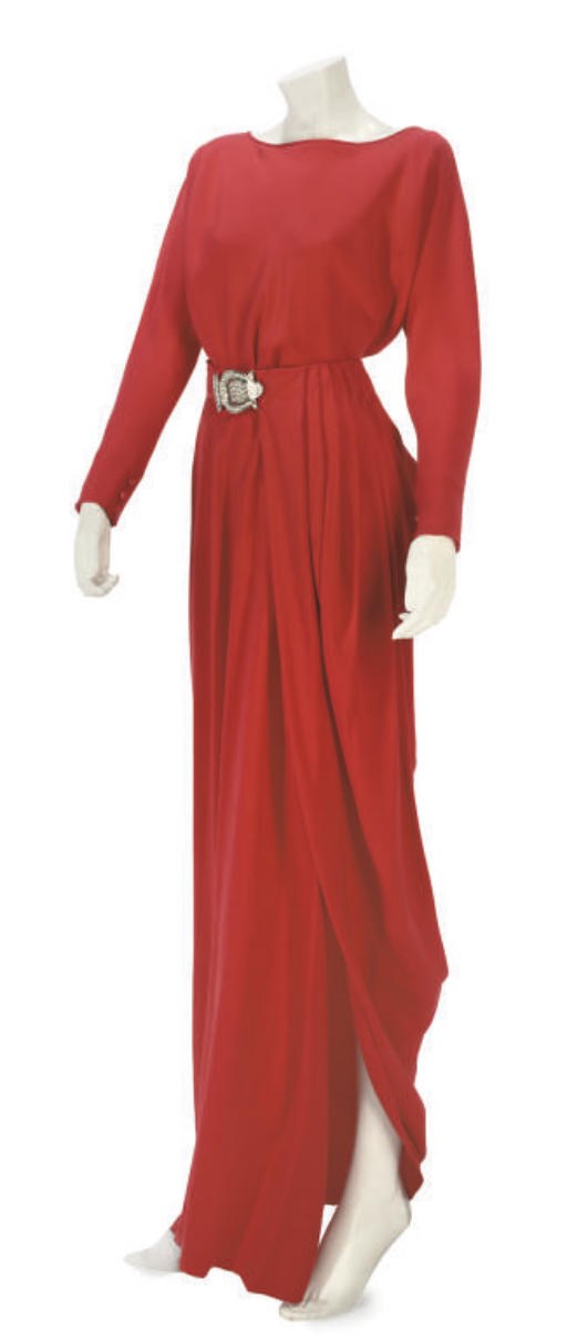 MADAME GRÉS BOUTIQUE, A CHERRY RED GOWN