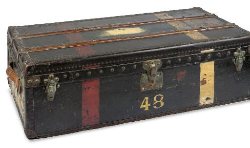 A RARE LOUIS VUITTON MOTORING TRUNK, 1906