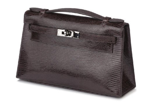 HERMÈS, A LIZARD KELLY POUCHETTE