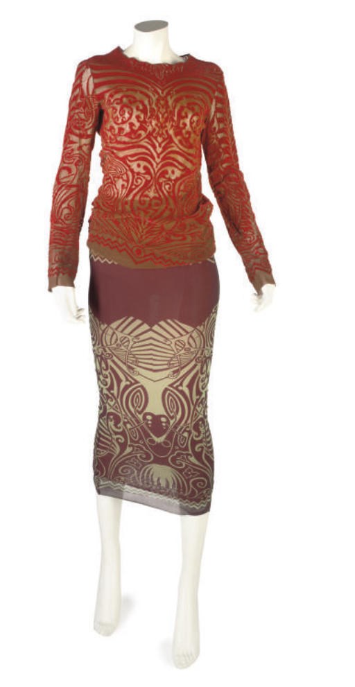 JOHN PAUL GAULTIER, A 'BODYMAP' ENSEMBLE, 1996