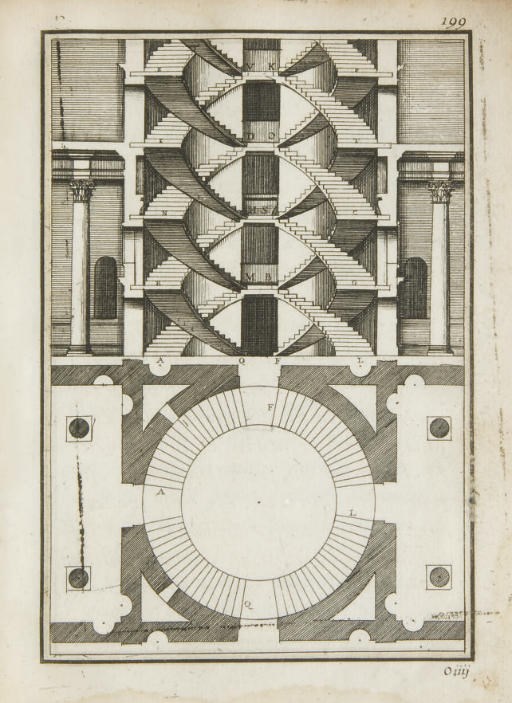 PALLADIO, Andrea (1508-1580). Traicté des cinq Ordres d'Architecture, desquels se sont servy les Anciens... Augmenté de nouvelles inventions pour l'Art de bien bastir par le Sr Le Muet. Paris: F. Langlois dit Chartres, 1645.