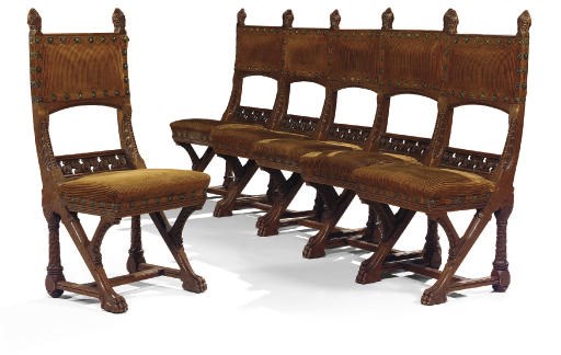 ENSEMBLE DE SIX CHAISES