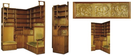 BIBLIOTHEQUE ET COSY-CORNER