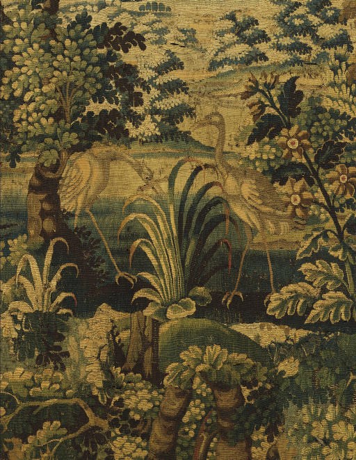 FRAGMENTS DE TAPISSERIE VERDURE