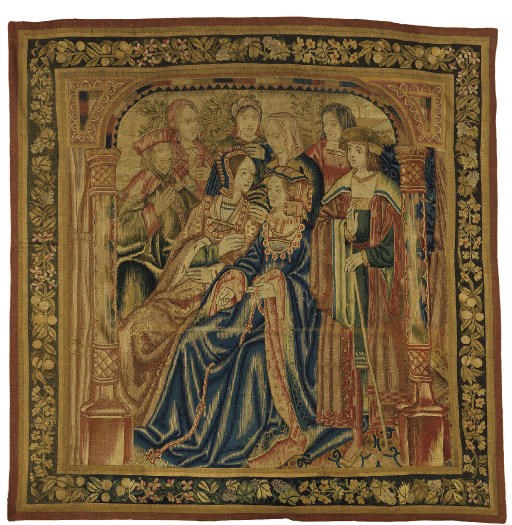 TAPISSERIE SEIGNEURIALE FRANCO-FLAMANDE