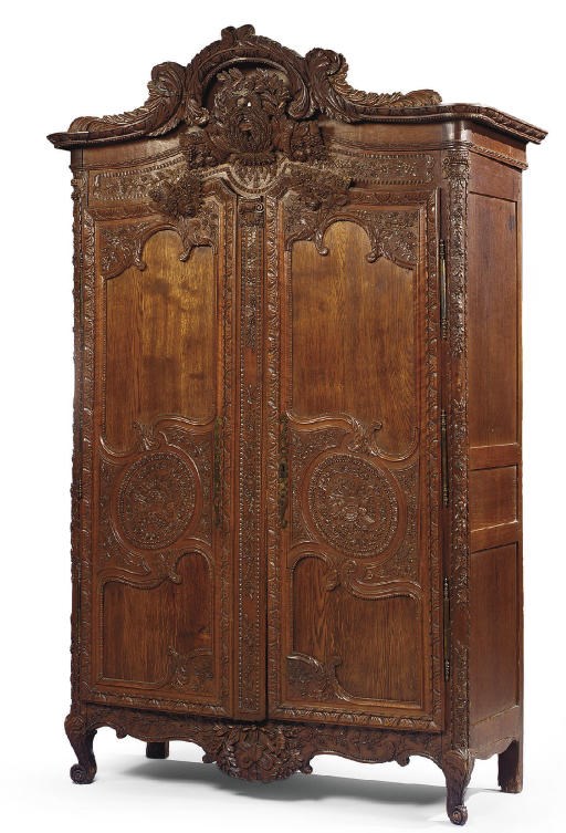 ARMOIRE DE MARIAGE NORMANDE DU XIXE SIECLE