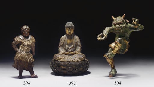 STATUETTE DE BOUDDHA EN BOIS LAQUE
