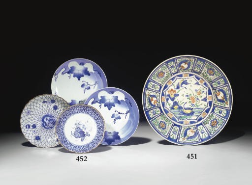 PLAT EN PORCELAINE DANS LE STYLE 'KRAAK'