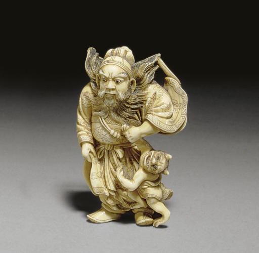 Two Ivory Netsuke and an Ivory Hidden Christian (Kakure Kirishitan) Netsuke