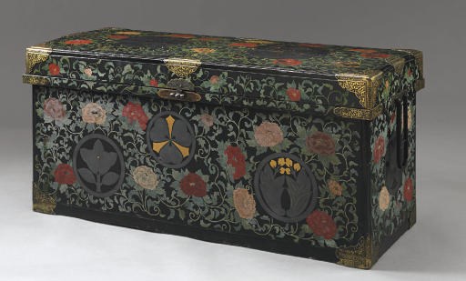 A Large Lacquer Trunk (Nagamochi)