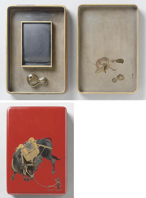 A Lacquer Writing Box (Suzuribako)