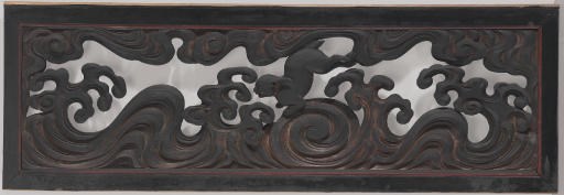 A Wood Architectural Transom (Ranma)