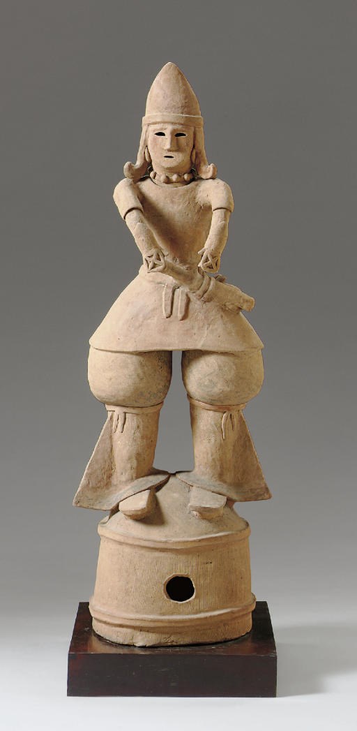 A Large Haniwa Male Figure