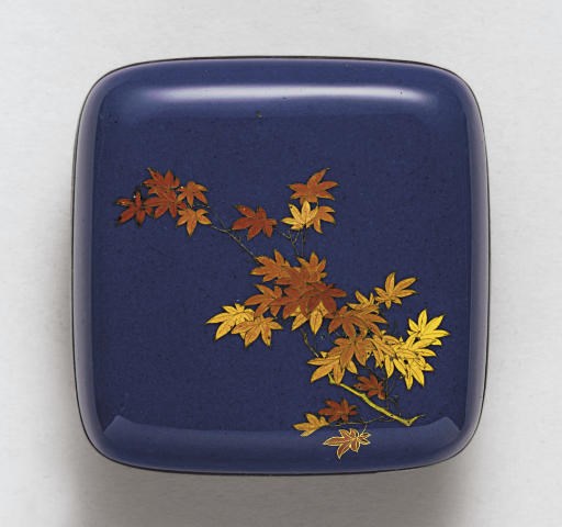 A Small Cloisonné Enamel Box and Cover
