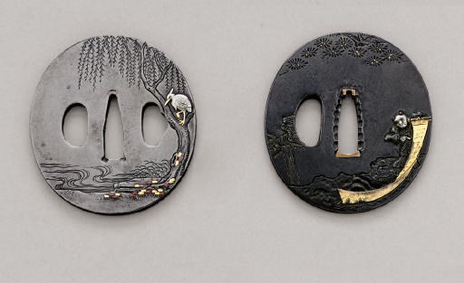 Two Kinko (Mixed-Metal) Tsuba