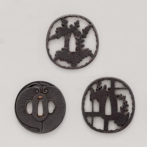 Two Higo Tsuba and an Echizen Tsuba