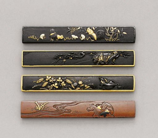 Two Goto School Kozuka, an Ishiguro Kozuka and a Mito School Kozuka