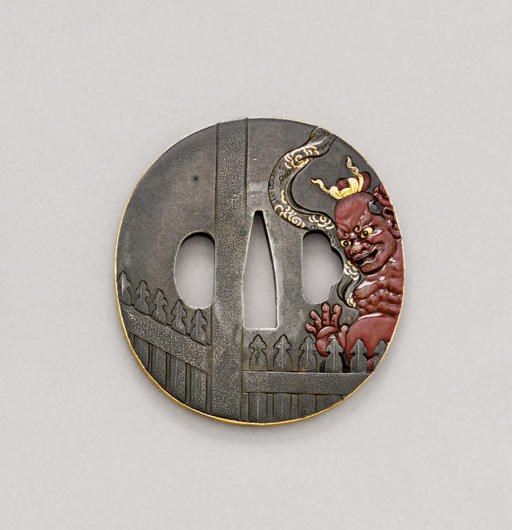 An Omori School Tsuba