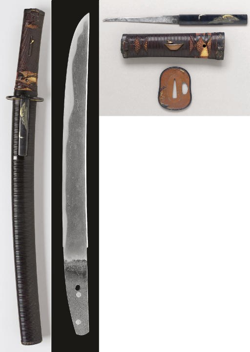 A Hasebe School Tanto in Mounts