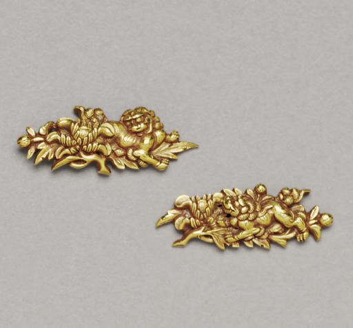 A Pair of Goto School Menuki