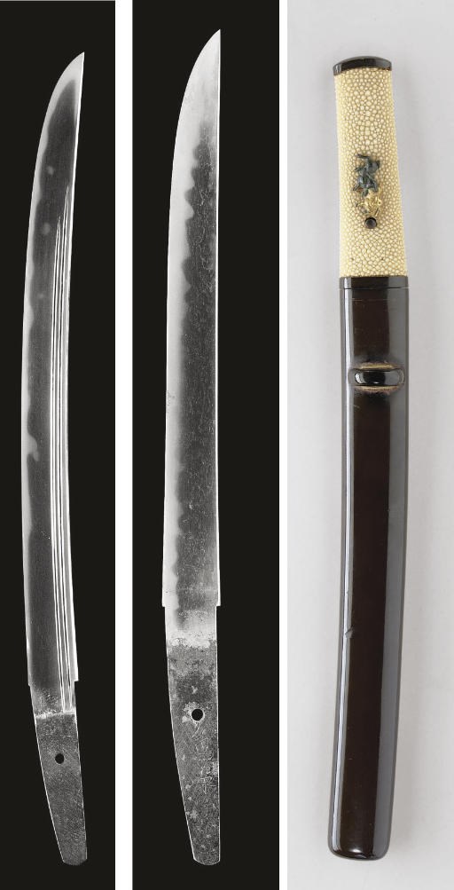A Sanpin School Wakizashi and a Seki School Tanto in Mounts