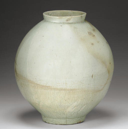 A Porcelain Moon Jar