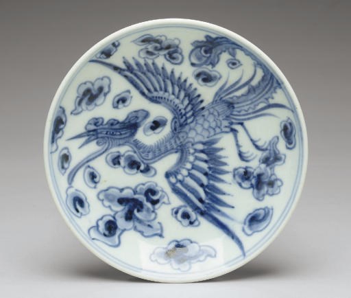 A Blue and White Porcelain Dish