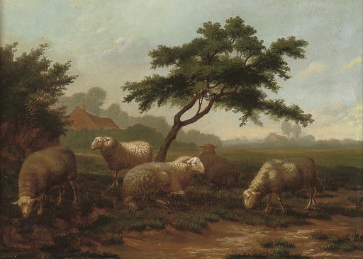 Circle of Eugene Joseph Verboeckhoven (Belgian, 1799-1881)
