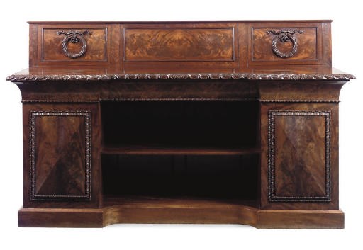 A WILLIAM IV MAHOGANY SIDEBOARD