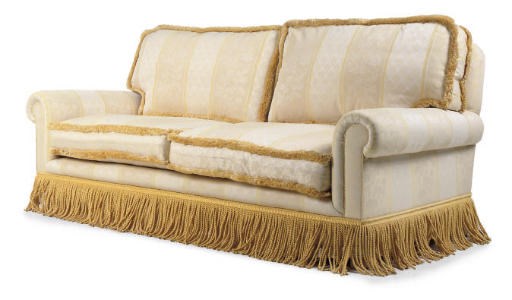 A TWO SEATER SOFA