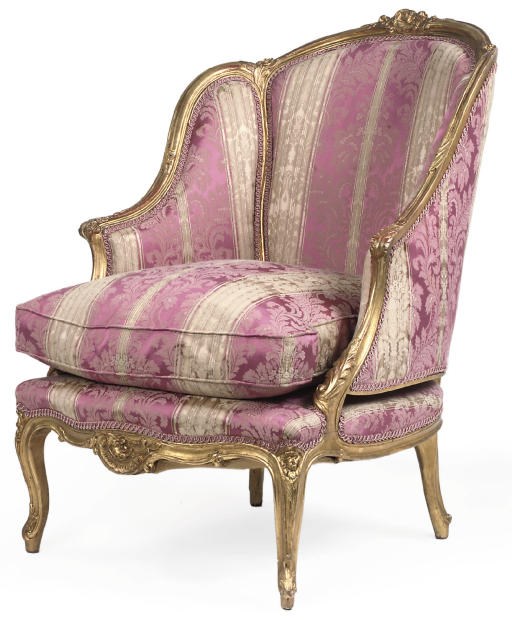 A FRENCH GILTWOOD BERGERE