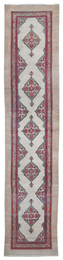An antique Hamadan runner