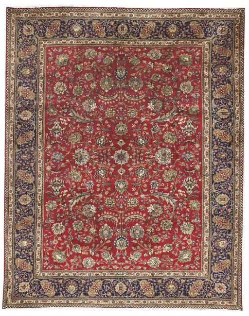A fine Tabriz carpet