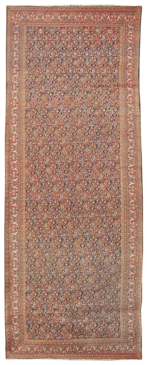 An antique Khorassan carpet