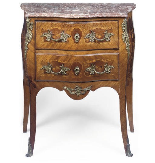 A MARQUETRY COMMODE