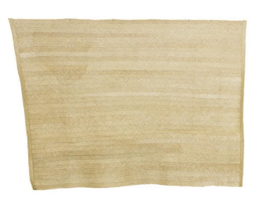 THREE SISAL CARPETS,