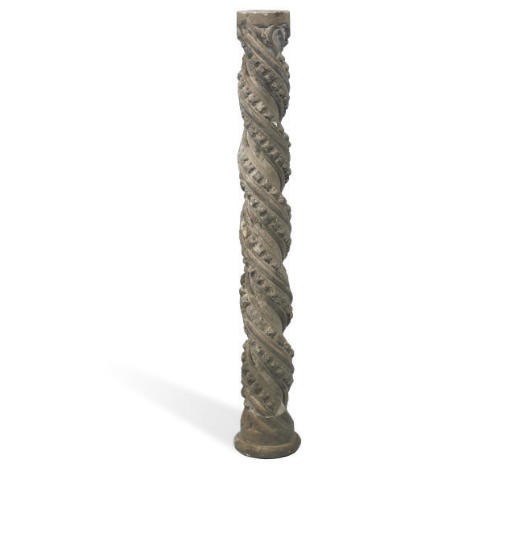 A SOUTH EUROPEAN STONE COLUMN