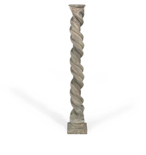 A SOUTH EUROPEAN STONE COLUMN