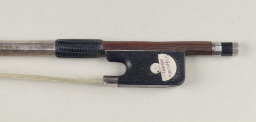 A SILVER-MOUNTED VIOLIN BOW