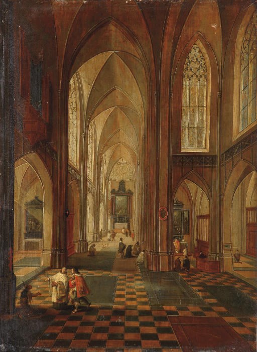 Attributed to Pieter Neefs II (Antwerp 1620- after 1659 ?)